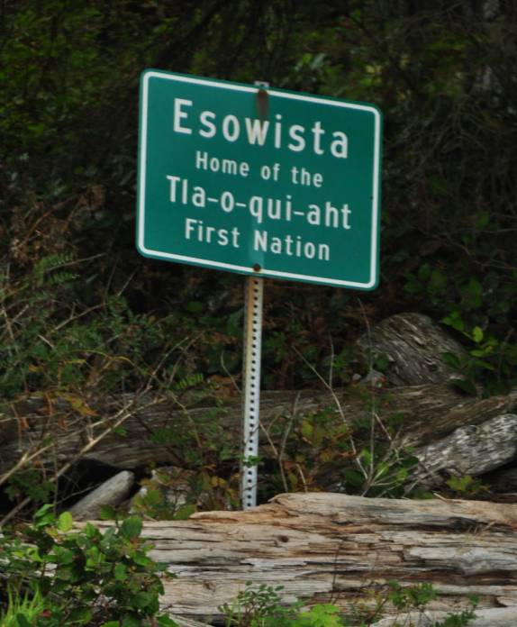 Muitas reservas indígenas na região de Tofino, na costa oeste de Vancouver Island, litoral da British Columbia, oeste do Canadá